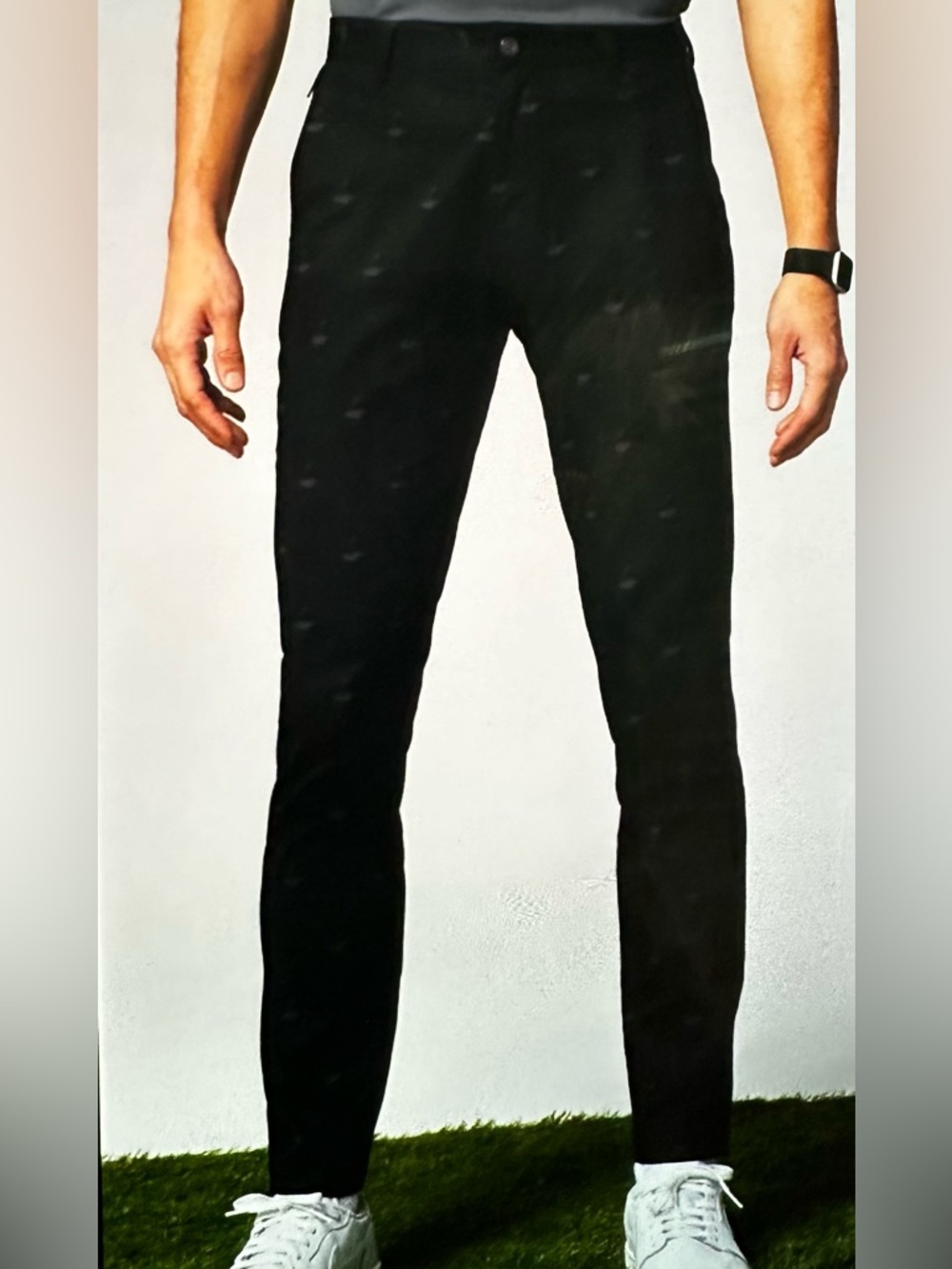 Fabletics Men's Black The High Side Chino Pants (slim fit) Size 31x30